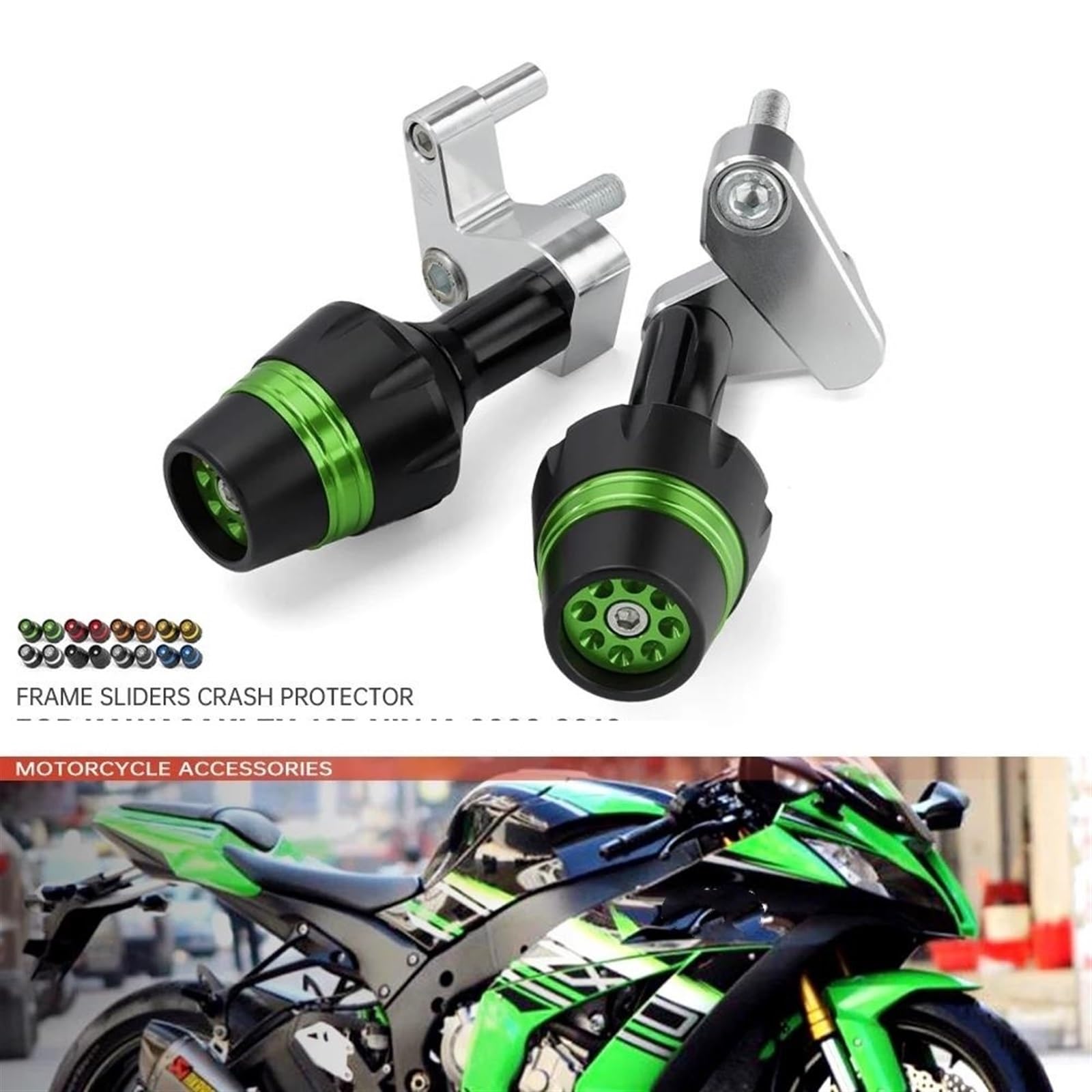 オートバイクラッシュバーオートバイプロテクター KAWASAKI用 ZX-10R